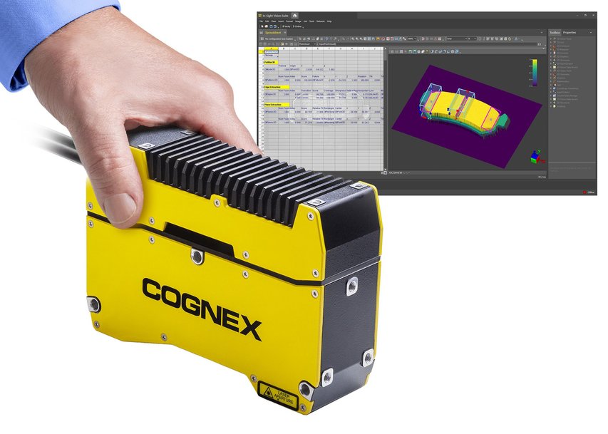 Cognex stellt das 3D-Bildverarbeitungssystem In-Sight® 3D-L4000 vor